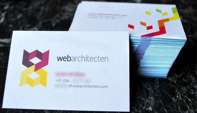 Visitekaartjes Design van Webarchitecten (foto 3)